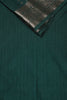 Bottle Green Colour Cotton Silk Zari Woven Saree