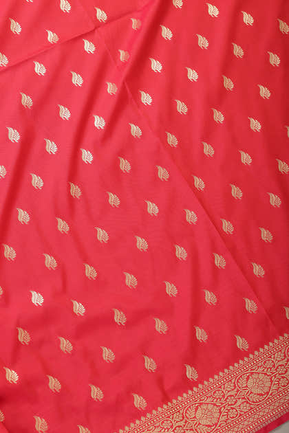 Red Banarasi Woven SIlk Saree