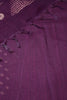 Purple Organza Silk Printed Saree