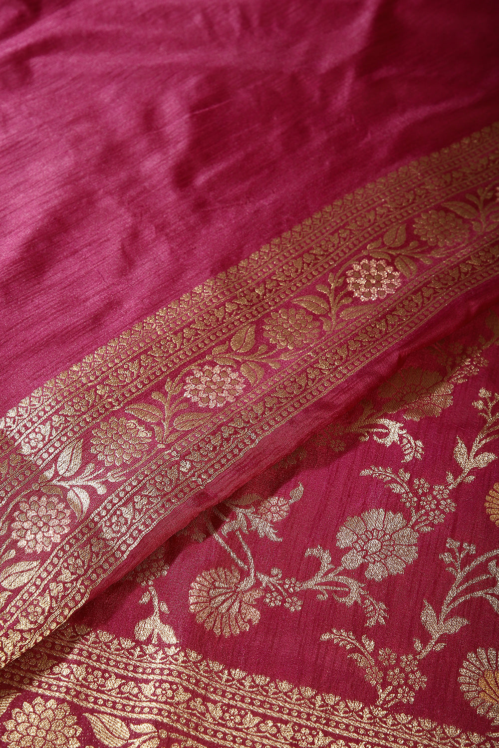 Wine Color Raw Silk Woven Saree