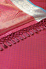 Magenta Cotton Silk Resham & Zari Woven Saree