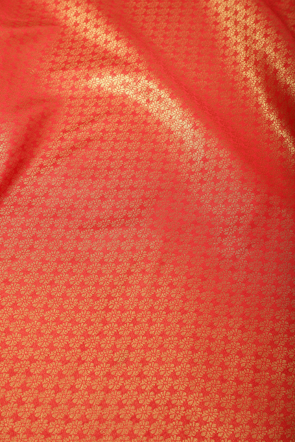 Red South Silk Zari Woven Saree