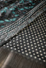 Teal & Cream Colour Floral Printed Cotton Silk Saree