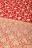 Red Color Pure Khaddi Georgette Banarasi Saree