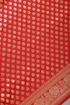Red Banarasi SIlk Woven Saree