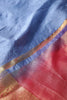 Metalic Blue Color Cotton Silk Saree