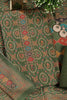 Green Pashmina Digital Printed Unstitched Suit Material