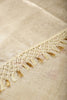 Beige & Red Color Chanderi Cotton Zari Woven Saree