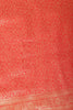 Red Silk Zari Floral Zaal Woven Saree