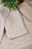 Light Beige Digital Printed Pashmina Unstitched Suit Material