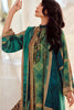 Bottle Green Color Muslin Printed Unstitched Suit Material