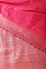 Magenta Pink Soft Silk Zari Woven Saree