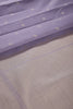 Lavender Color Cotton Woven Saree