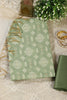 Pista Green Chanderi Cotton Woven Unstitched Suit