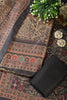 Black Pashmina Digital Printed Unstitched Suit Material