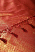 Maroon Color South Silk Zari Woven Saree