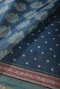 Blue Color Cotton Silk Printed Saree