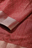 Maroon Zari Woven Silk Saree