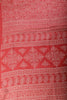 Red Printed & Woven Cotton Silk Saree