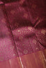Purple Color Kanjivaram Pure Silk Handloom Gold Zari Saree with Kodi Motifs