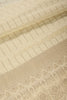 Cream Color Georgette Saree with Zari Pinstripes