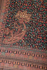 Black Pashmina Floral Printed Unstitched Suit Fabric