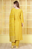 Mustard Silk Cut-Dana And Pearl Embroidered Suits