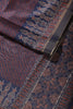 Blue & Rust Color Cotton Printed Saree