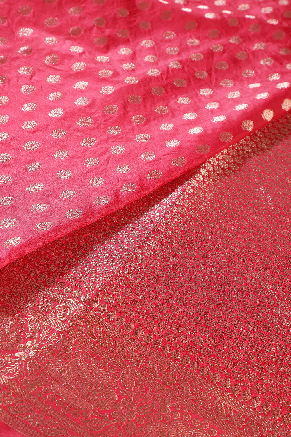 Carmine  Cotton Silk Zari Woven Saree
