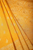 Mustard Color Mulberry Silk Woven Saree