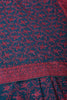 Nile Blue & Pink Georgette Resham Floral Jal Woven And Swarovski Work Saree