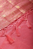 Dusty Pink Art Silk Zari Woven Saree