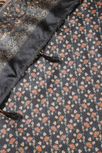 Grey Tussar Silk Digital-Inspired Printed Saree