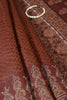 Brown Color Cotton Printed Saree