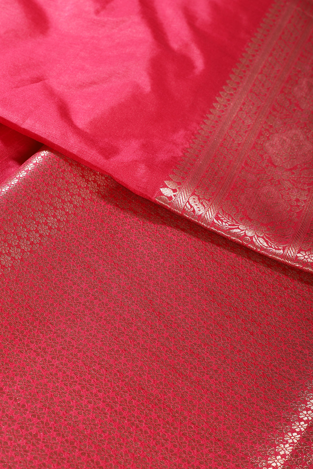 Solid Color Silk Woven Sarees