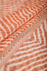 Orange Color Chiffon Leheriya Printed Saree