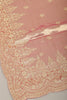 Rani Color Pure Tissue Silk Zardozi & Sequence Handwork Saree with Scalping Border