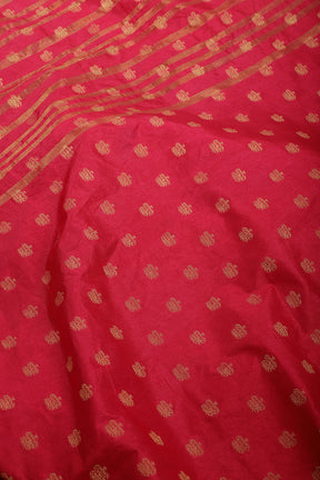 Fuchsia Pink Silk Zari & Resham  Woven Saree
