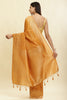 Mustard Lightweight Banarasi Silk Weaving Saree