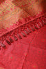 Green & Maroon Silk Resham And Zari Woven Saree