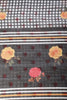 Black Cotton Printed Saree