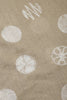 Cream Colour Cotton Printed & Resham Neck Embroidered Unstitched Suit