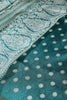 Rama Color Cotton Silk Block Printed Sar