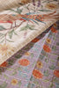 Mauve Tussar Silk Printed Saree