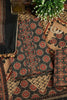 Bottle Green Cambric Cotton Printed And Mirror Wrok Unstitched Suit Material
