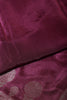 Wine Silk Zari Woven And Embroidered Unstitched Suit Material
