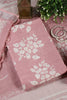 Pink Color Printed Linen Cotton Unstitched Suits