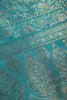 Teal Colour South Silk Heavy Woven Saree