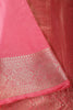 Solid Colour Silk Woven Sarees