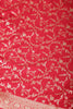 Deep Carmine Banarasi Silk Zari Woven Saree